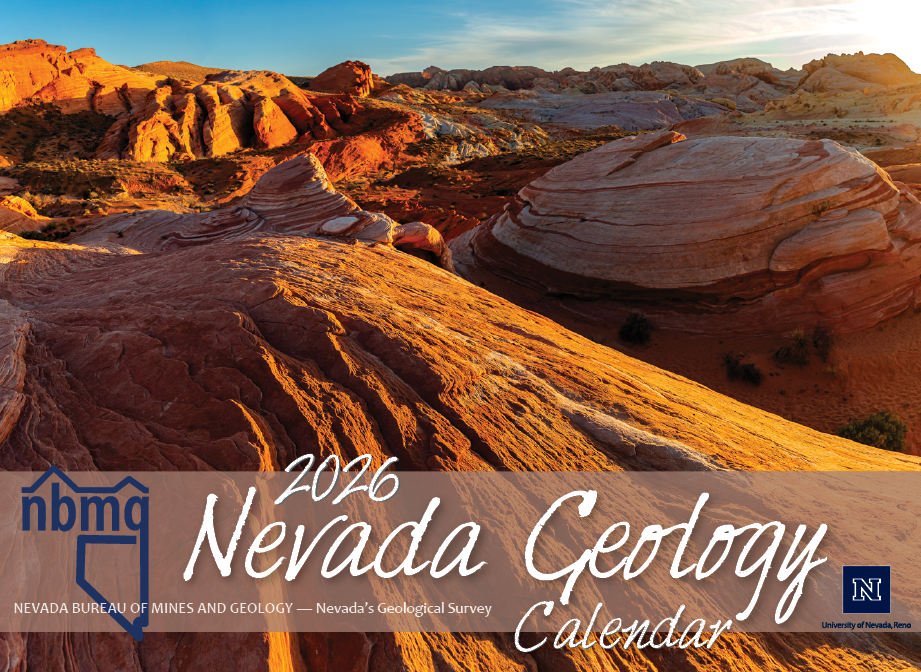 Cover of the 2026 Nevada Geology Calendar